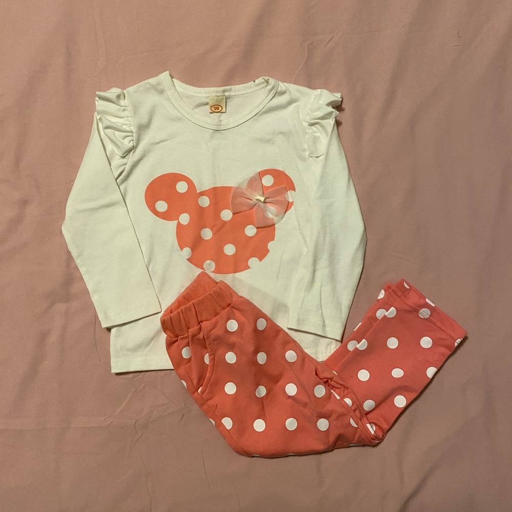 Girls Minnie Mouse Set